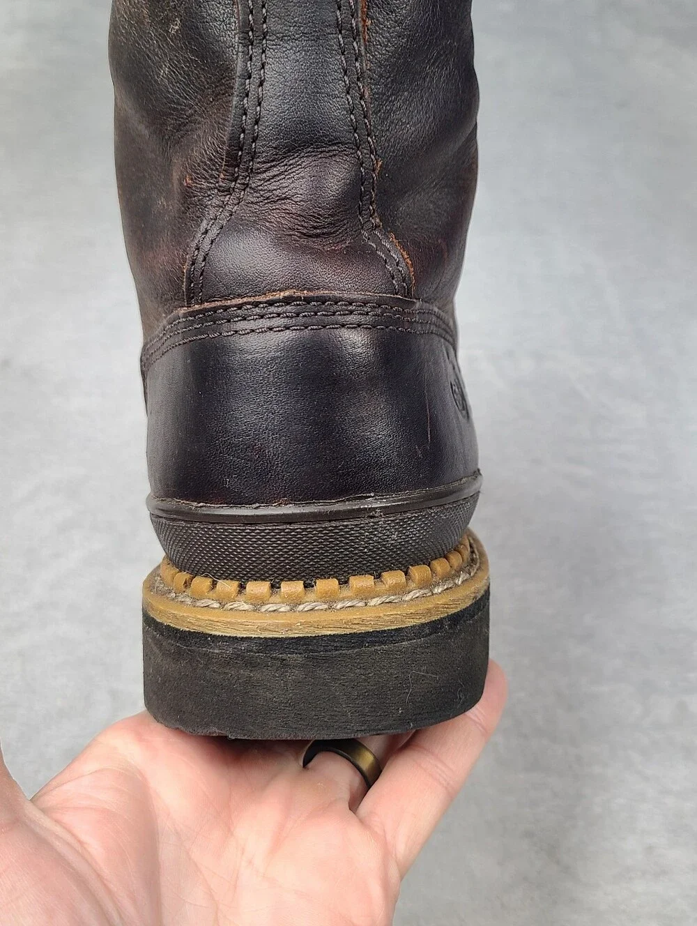 Georgia Boot Men's Work Boots Size 12 M Brown Leather 8
